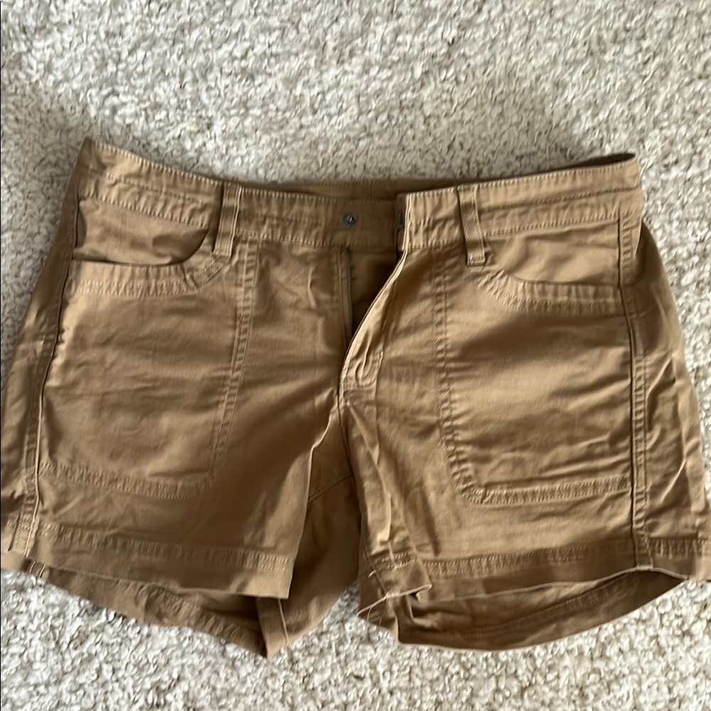 The North Face Tan Cargo Shorts Relaxed Fit